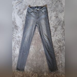 PAIGE womens HOXTON ULTRA SKINNY, SZ 25, London Gray,